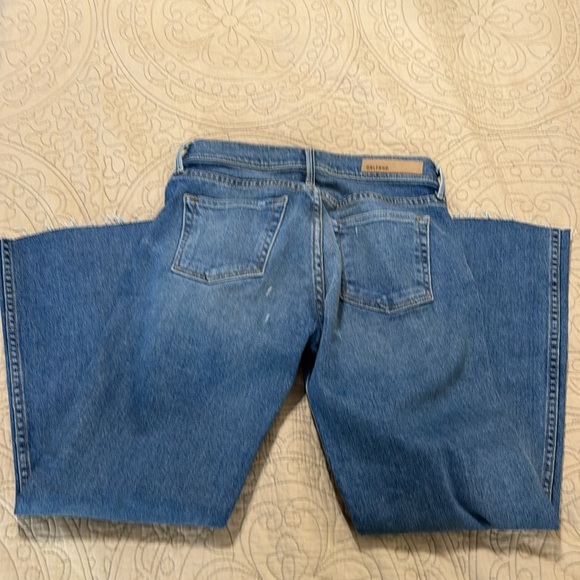 GRLFRND Joan Raw Hem Crop Flare Jean - Picture 9 of 10